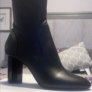 Louis Vuitton Silhouette Black Heeled Boots